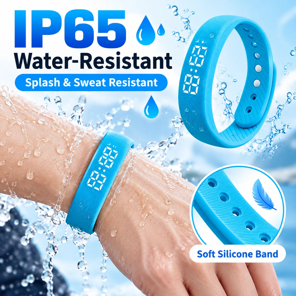 ⌚✨ Smart Fitness Band — Track Your Health, Stay Active & Live Smarter Every Day!