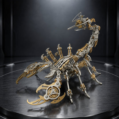 🦂 Build Your Own Mechanical Scorpion — A Steampunk Metal Puzzle Kit That Turns Into A Stunning Desk Art Piece