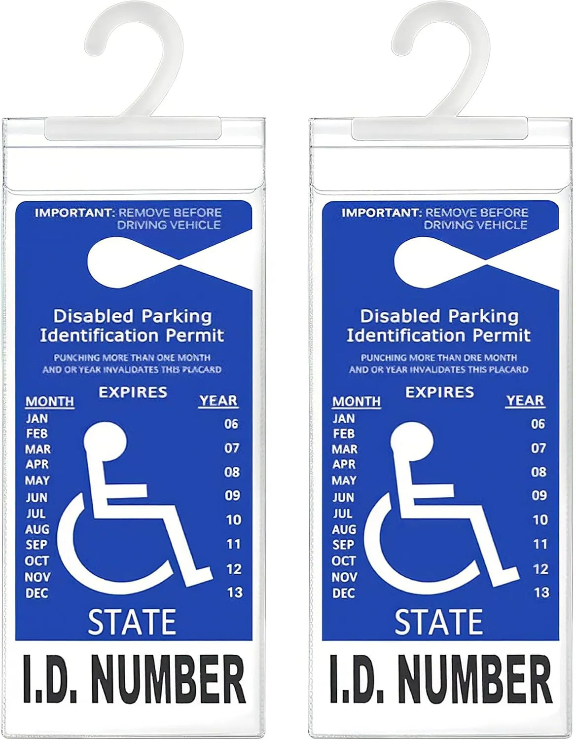 🔥🚗 Handicap Parking Placard Holder