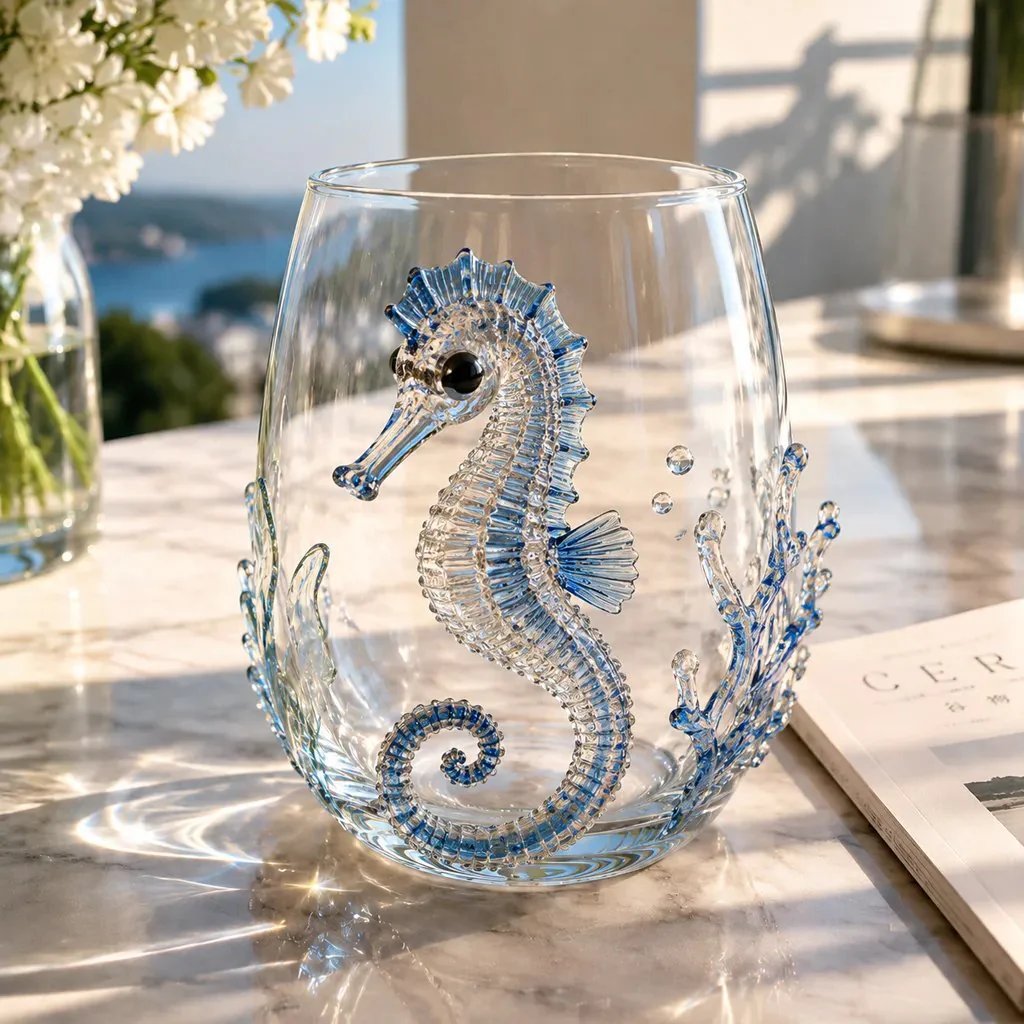 🌊  2026 3D Ocean Animal Artisan Glassware Collection for Fresher Sips, Coastal Elegance & Elevated Home Bar Vibes