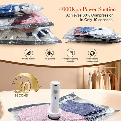 🔥Flash Sale 49% OFF🔥Cordless Travel Vacuum Bag Set