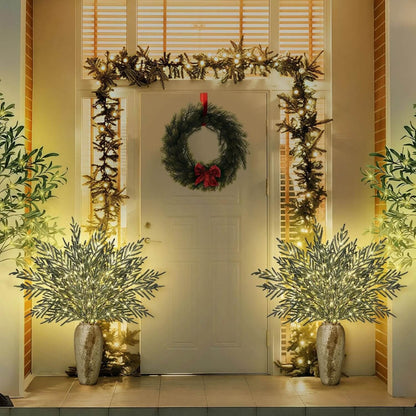 🎄 32' Christmas Lighted Norfolk Pine Branches