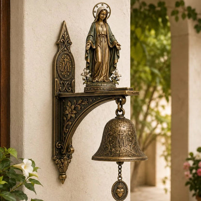 Our Lady of Grace Miraculous Medal Wall Bell