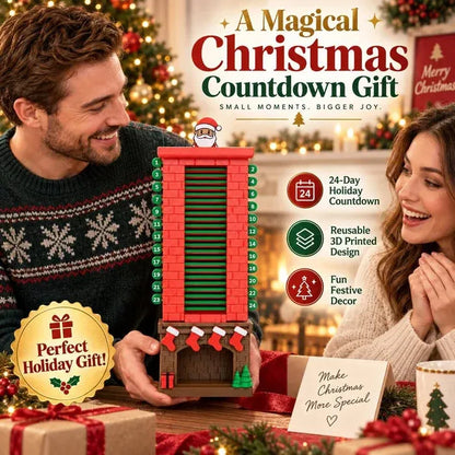 Santa Chimney Advent Calendar – 24-Day Christmas Countdown