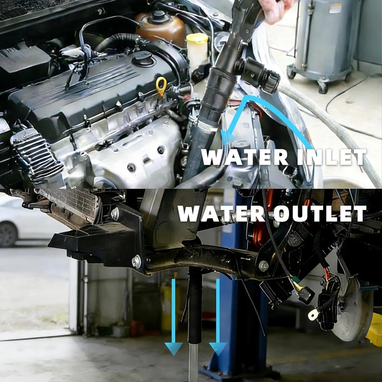Coolant Flush Gun | Automotive Radiator Heater Core Flush Kit 🔧🚗