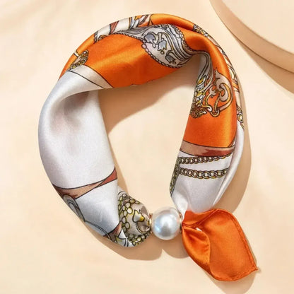 🔥2026 Hot Sale✨ Pearl Necklace Scarf with Magnetic Clasp