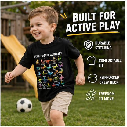 Boys Dinosaur Alphabet Tee🦖