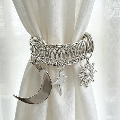 ✨40% OFF🌙Vintage Celestial Star & Moon Curtain Tiebacks (Set of 2)