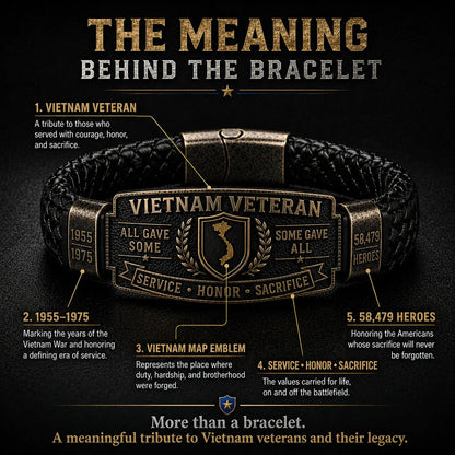 Last Day Promo: 49% OFF 🎖️ -Vietnam Veteran Honor Bracelet