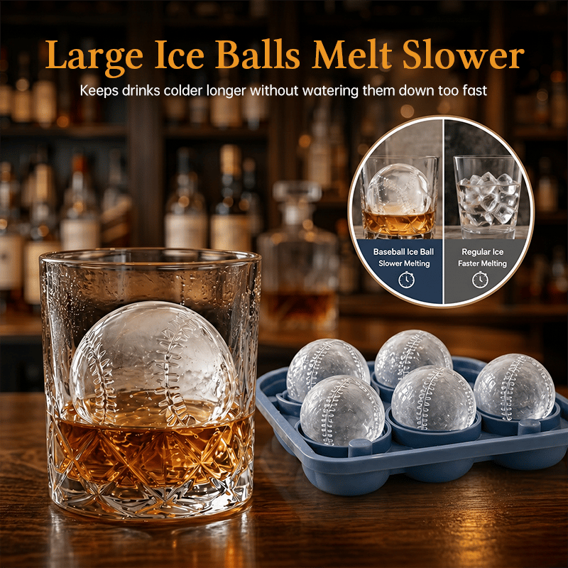 Baseball Ice Ball Mold