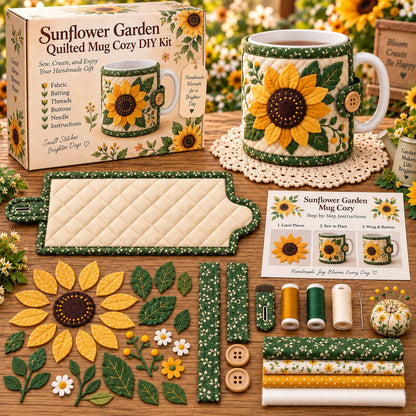 Garden Quilted Mug Cozy DIY Kit