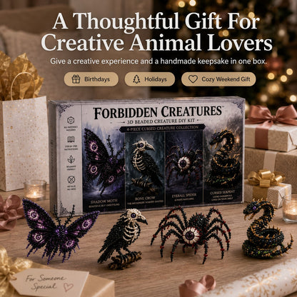 Enchanted 3D Beaded Animal DIY Family Craft Kit