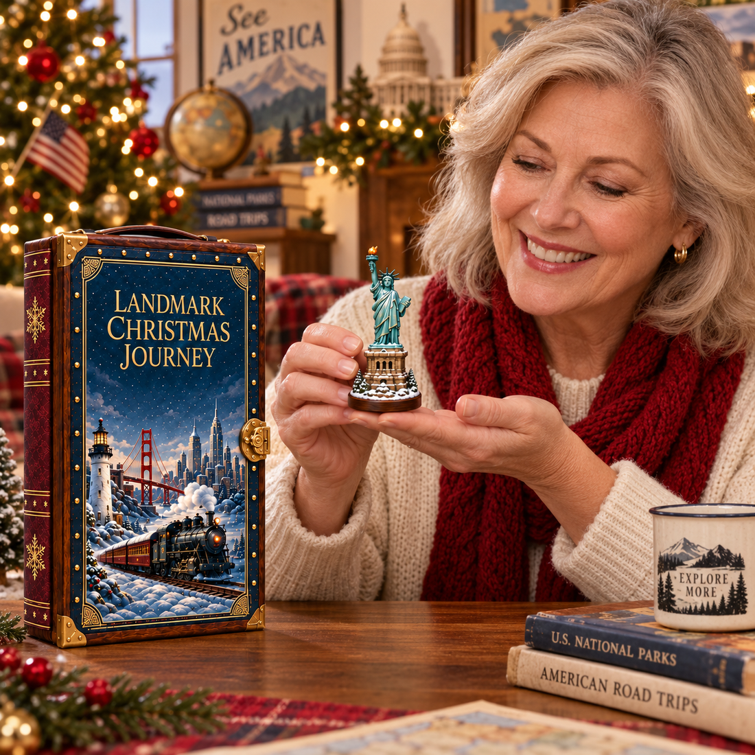 Landmark Christmas journey advent calendar display