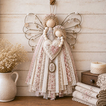 ⏳ Last Day 49% OFF – 🪽 Beginner-Friendly DIY Layered Fabric Angel Hanging Kit | Complete Kit with All Tools & Step-by-Step Guide Included 💕