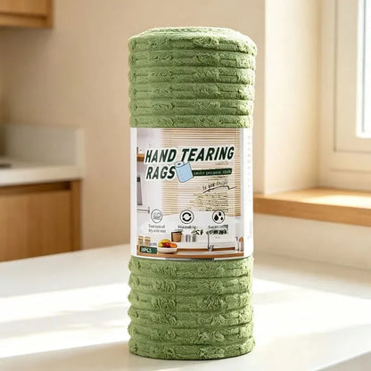 🔥LAST DAY 59% OFF✨Tearable Reusable Plush Cleaning Cloth Roll, Washable Absorbent Household Cleaning Towels 🧻