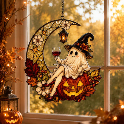 ⏰Last Day 50% OFF! 👻 Cute Halloween Ghost Window Hanging Decoration