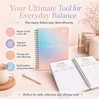 My Best Me Journal™ – A Guided Life Planner for Goals, Growth & Everyday Reflection