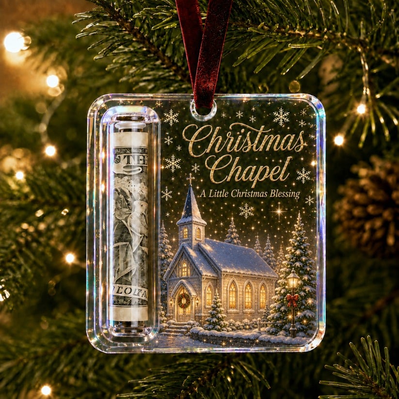 🔥Only $9.99 Last Day Promotion!🎄Christmas Cash Gift Ornament- Make Cash Feel Like A Real Christmas Gift💵