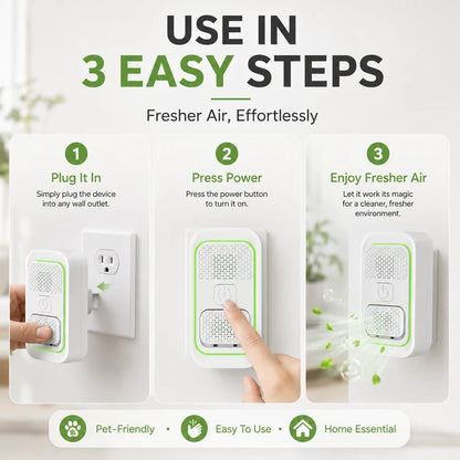 🎉🔥Surprise 50% off！🐈🐕Enjoy fresh air all the time！Mini Plug-In Negative Ion Air Purifier
