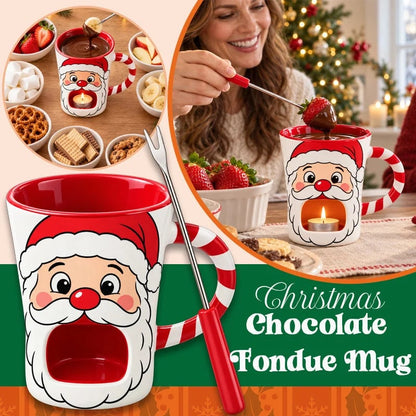 🎅 Christmas Chocolate Fondue Mug | Sweet Holiday Moments