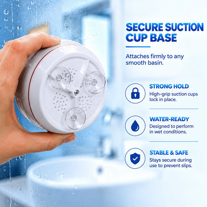 Portable Mini Ultrasonic Spiral Washing Machine