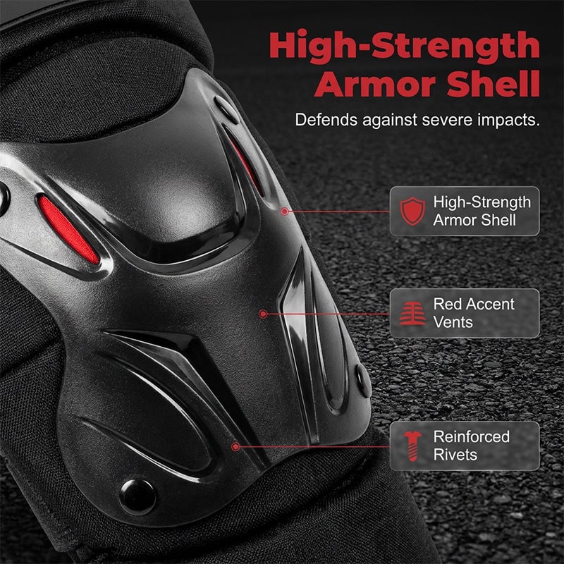 🏍️ 2026 Sale — Over 34,000 Sold!🔥  Motorcycle Knee & Elbow Guard Set