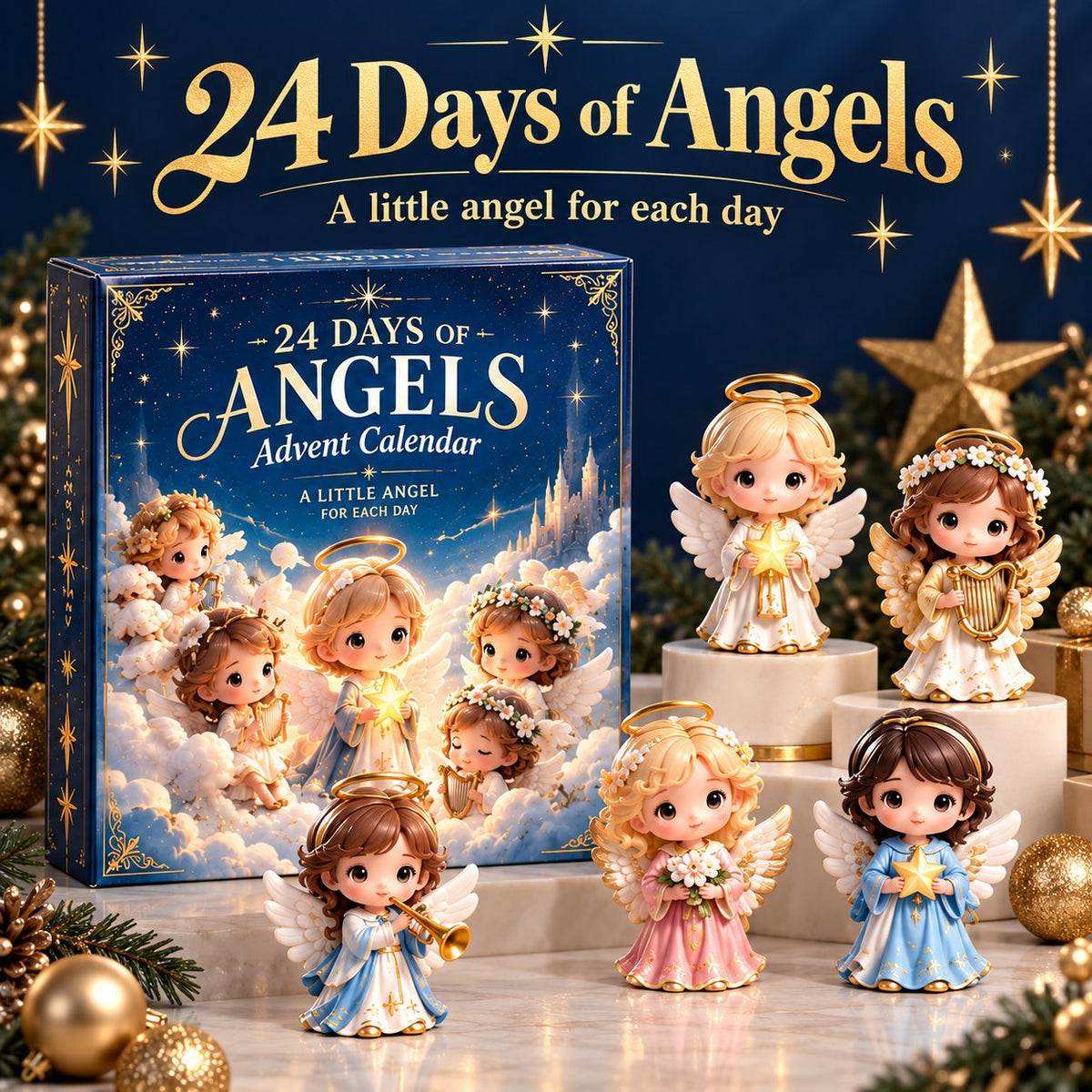 Angel Advent Calendar detail