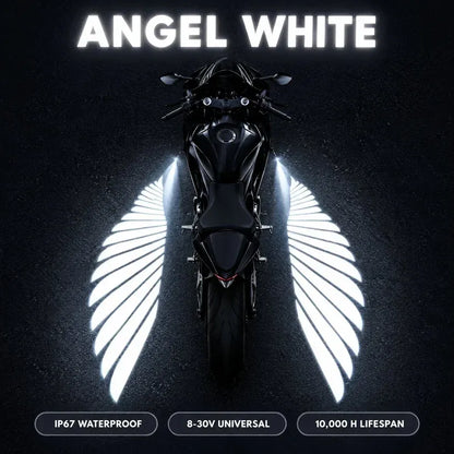 🏍️Angel Wing Motorcycle LED Projector Lights