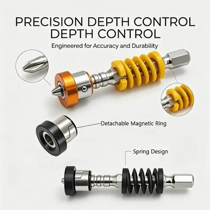 5-Pack Magnetic Quick-Release Drill Bits