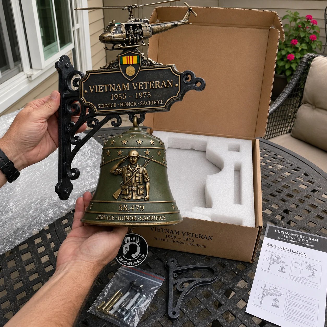 🔔 Last Day Promo: 50% OFF - Veteran Tribute Wall Bell
