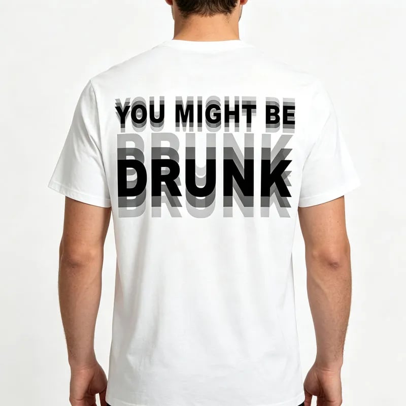 You Might Be Drunk Shirt Funny Drinking Humor Unisex T-Shirt Gift