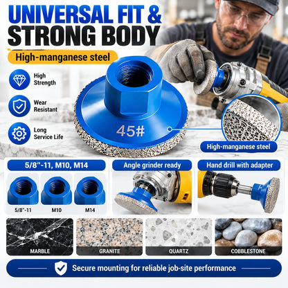 ⚡ Pro Diamond Grinding Disc Set | Countertop & Edge Restoration