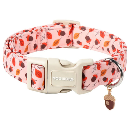 Fall Pumpkin Dog Collar | Adjustable Soft Padded Pet Collar with Pumpkin Charm 🎃🍂