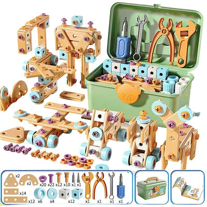 Children's Educational DIY Toy Tool Kit-Build More. Learn More. Play Creatively