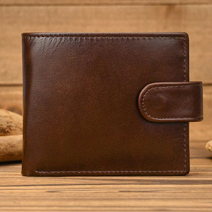 💼Top-Grain Leather Wallet for Men & Women – Bi-Fold / Tri-Fold with Coin Pocket & Multiple Card Slots