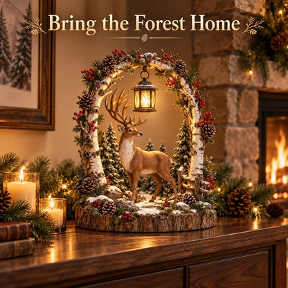 🦌 Christmas Special – Woodland Reindeer Light-Up Lantern