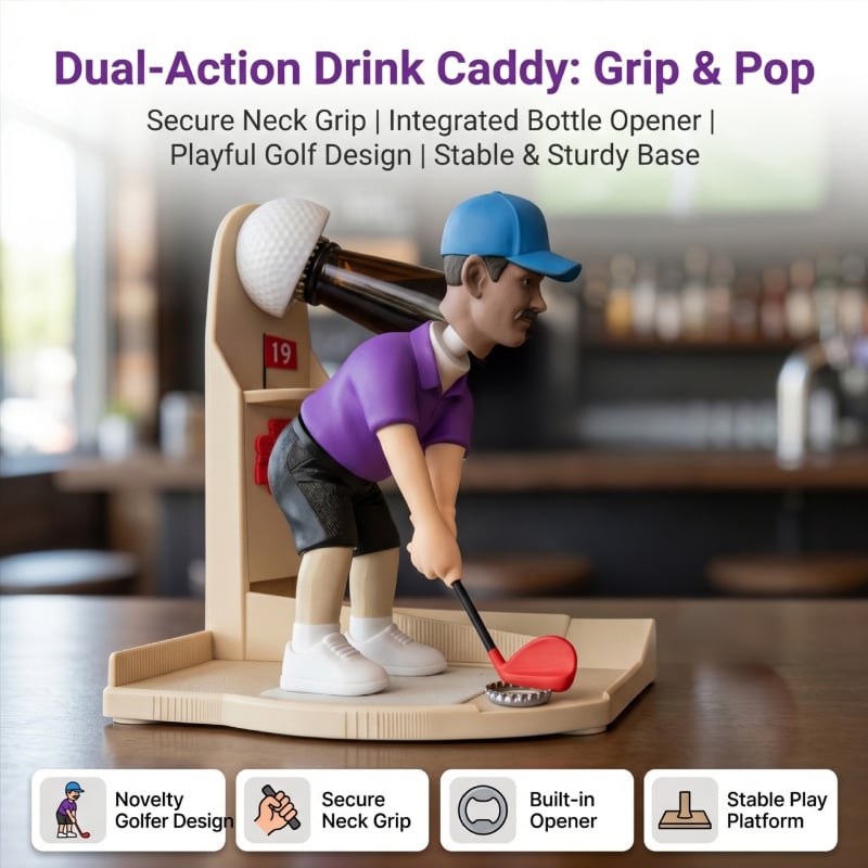 ⭐Golf ball themed bottle opener