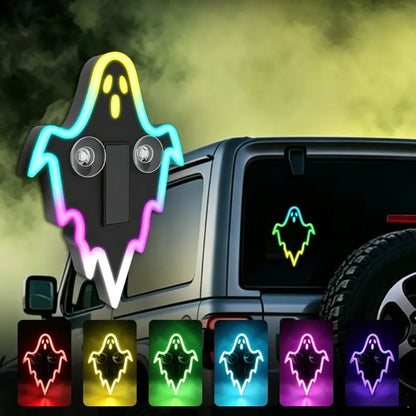 🔥LAST DAY 50% OFF - 🎃 Halloween Solar LED Multi-Shape Neon Light – Wireless Car & Room Decor