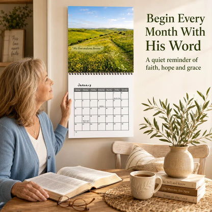 🌿 2027 Bible Verse Calendar — A Year Rooted in Faith ✝️