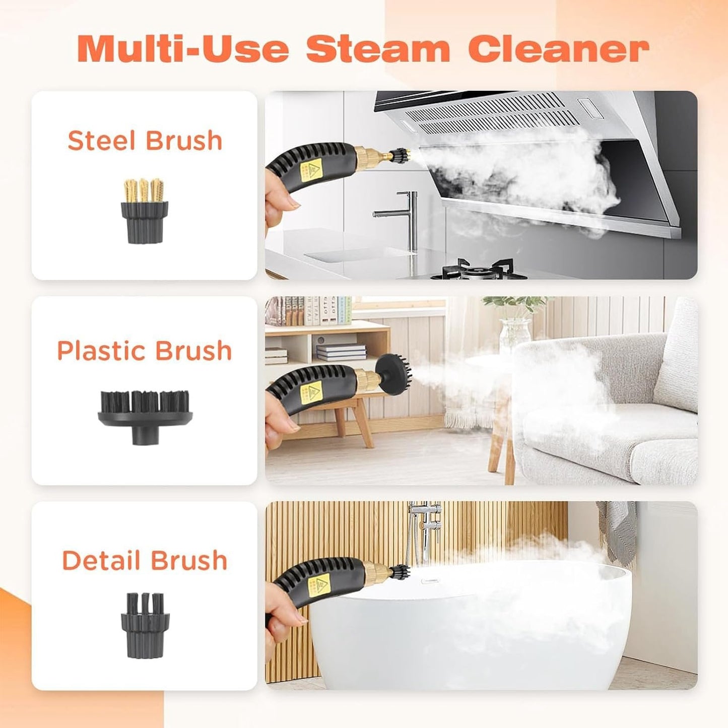 6-Level High-Pressure Steam Cleaner
