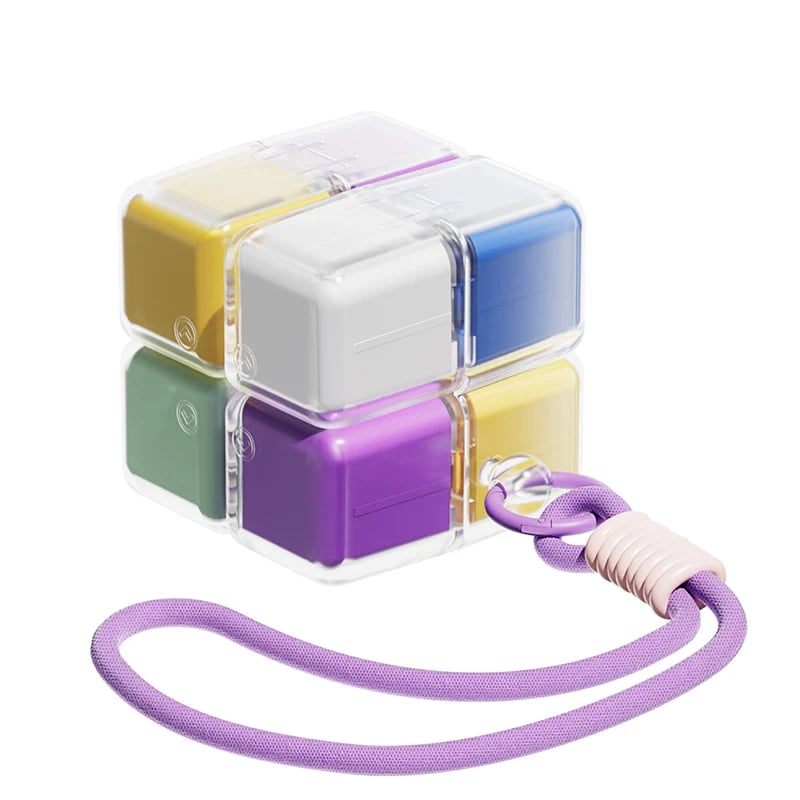 🔥LAST DAY 50% OFF - 🧩8-Compartment Magic Cube Pill Organizer
