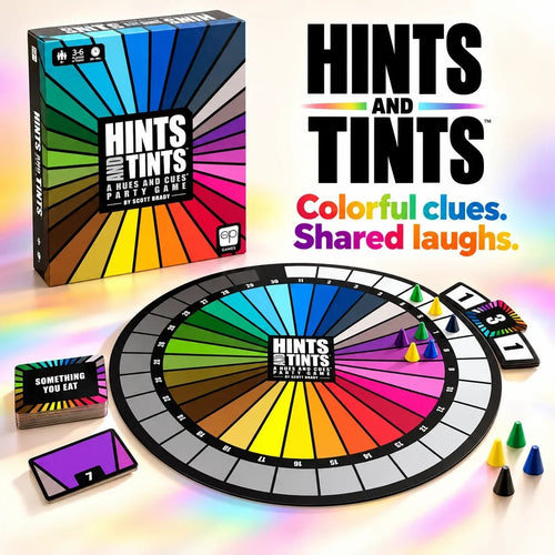 Hints and Tints | Creative Color Clue Party Board Game, Fast-Paced Family & Group Game