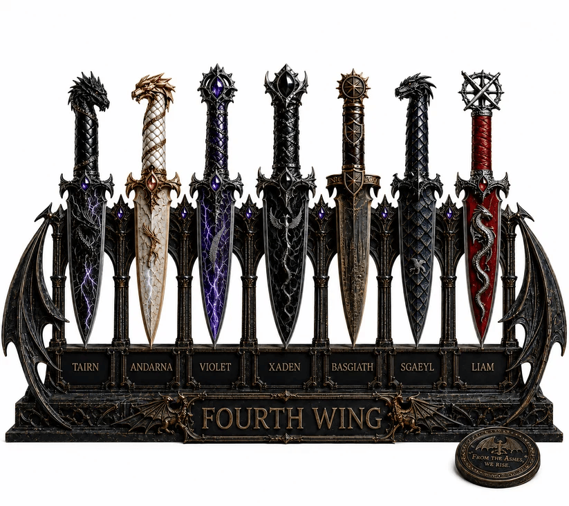 🐉 Official Fourth Wing Dagger Set