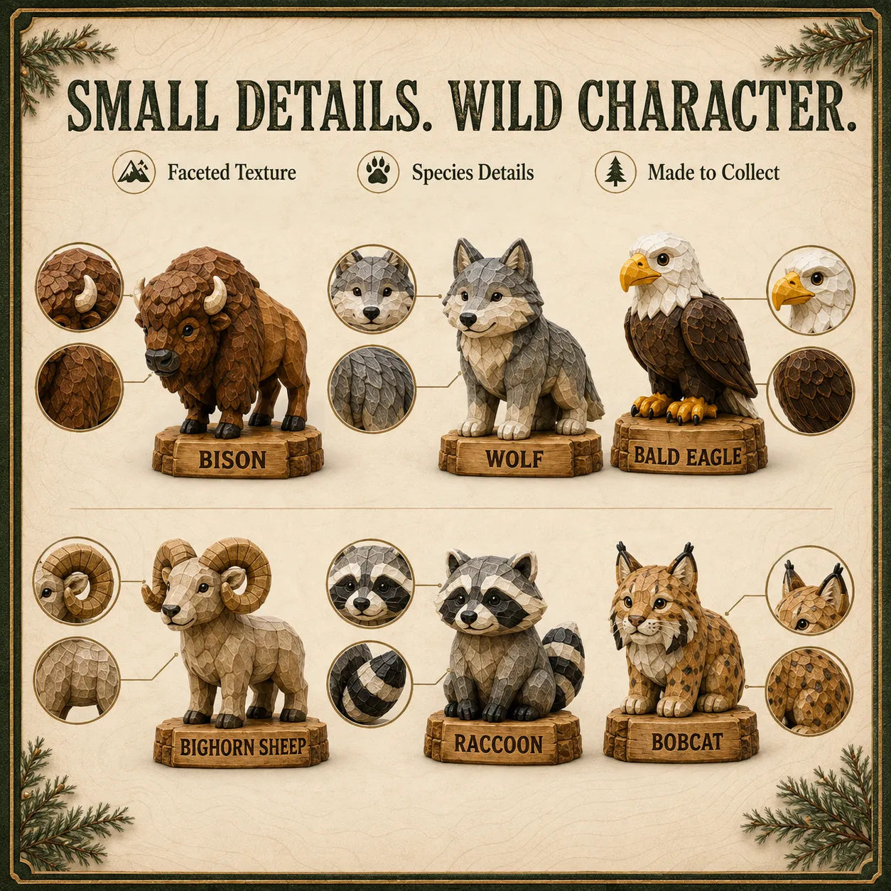 🐾 LAST DAY 49% OFF – 24 Days of National Park Wildlife Advent Calendar | 24 Unique Animal Collectibles Featuring Bison, Bears, Wolves, Eagles & More Wild Discoveries 🎄🏞️