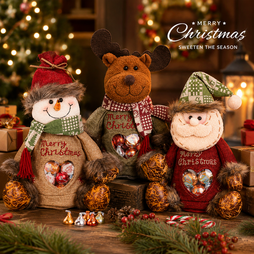 【🎁Last Day 50% OFF】🎉🎅Christmas Gift Bags Zipper Design