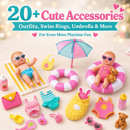 🎄 24-Day Mini Baby Surprise Advent Calendar – Mini Dolls & 20+ Accessories Christmas Countdown Gift