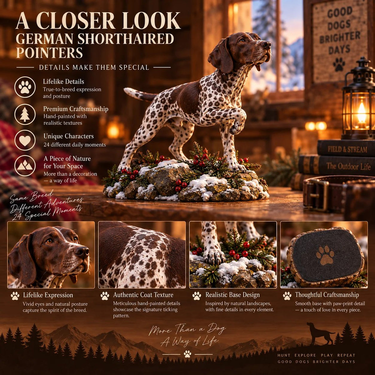 🐾 German Shorthaired Pointer 24-Day Advent Calendar