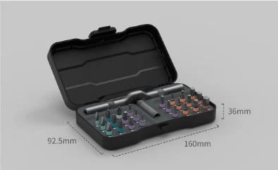 🎉🔩 Factory Direct 49% Off 🔥Over 100,000 Sold! 🛠️Freely assemble to solve all tool troubles 🛠️ 24-in-1 screwdriver set – Magnetic, compact, and portable