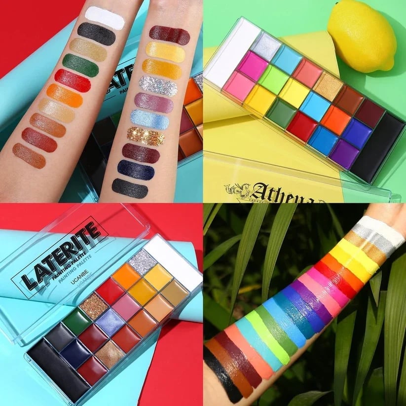 🔥HOT SALE🔥🎃Halloween Early Sale🎨 20-Color Face & Body Oil Paint Palette