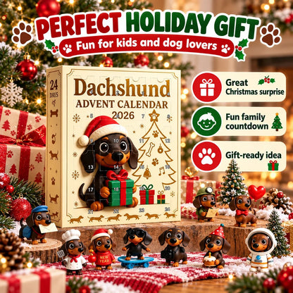 🎉🐶🎄 Dachshund Advent Calendar — Unbox a Cute Pup Surprise Every Day Till Christmas!